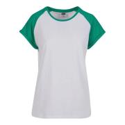 Urban Classics Dames contrast raglan t-shirt