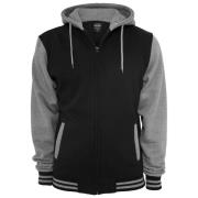 Urban Classics Heren tweekleurige zip hoodie