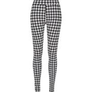 Urban Classics Dames legging zacht houndstooth