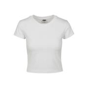 Urban Classics Dames jersey stretch crop t-shirt