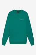 Lyle and Scott Loopback embroidered crew neck sweatshirt