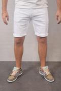 Purewhite Slim fit denim short the steve