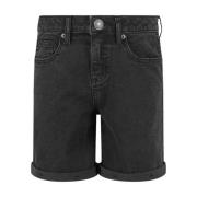 Urban Classics Meisjes bio stretch denim 5 zakken shorts