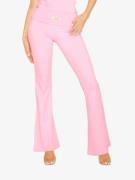 LA Sisters Dames broek flaired lounge pants roze