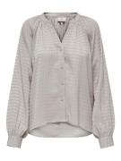 Jacqueline de Yong julia l/s loose shirt wvn 15330379 chateau gray