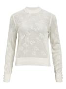 Object objrilia l/s knit pullover 135 23045253 white sand