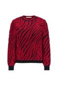 Studio Anneloes june zebra pullover 11785 6937 dark blue/red