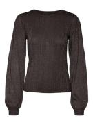 Vero Moda vmtalia ls o-neck pullover 10318046 chocolate torte