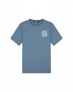 Malelions men new york t-shirt mm1-aw24-51 970 slate blue