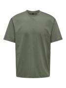 Only & Sons onsfred life rlx ss tee noos 22022532 castor gray