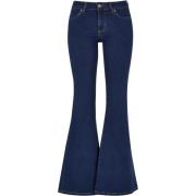 Urban Classics Dames organic flared low rise jeans