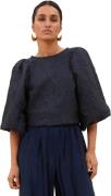 By-Bar Amsterdam Zasu jacquard blouse midnight