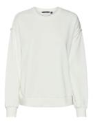 Vero Moda Vmdaisy pearl sweat jrs boo ga ecru