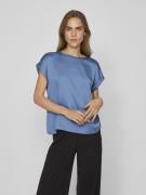 Vila Viellette s/s satin top/su noos