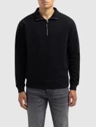 Pure Path Sideline wordmark halfzip sweater