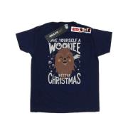 Star Wars Heren wookiee klein kerstmis t-shirt