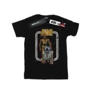 Star Wars Heren r2-d2 en c-3po vintage t-shirt