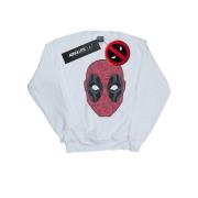 Marvel Avengers Dames deadpool head of roses sweatshirt