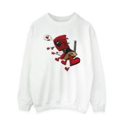 Marvel Avengers Dames deadpool love arrow sweatshirt