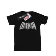 DC Comics Dames batman retro crackle logo katoenen vriendje t-shirt