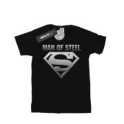 DC Comics Heren superman man of steel schild t-shirt