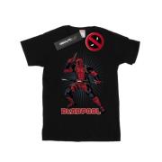 Marvel Avengers Heren deadpool geweer zwaard burst t-shirt