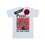 Marvel Avengers Heren deadpool no one cares t-shirt