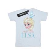 Disney Heren frozen elsa sneeuwvlok portret t-shirt