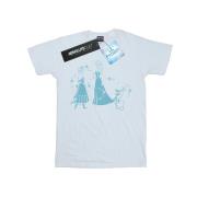 Disney Heren frozen magic snowflakes t-shirt