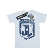 DC Comics Dames justice league movie indigo logo cotton boyfriend t-sh...