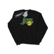 DC Comics Dames sweatshirt met gekraakt logo van groene pijl