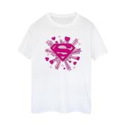 DC Comics Dames superman roze harten en sterren logo katoenen vriendje...