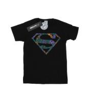 DC Comics Dames superman bloemen logo 1 katoenen vriendje t-shirt