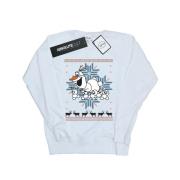 Disney Dames frozen kerstmis olaf en sneeuwmannen sweatshirt