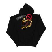 Marvel Avengers Heren deadpool sun´s out guns out hoodie