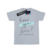 Friends Dames how you doin? handschrift katoenen vriend t-shirt