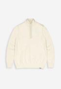 Butcher of Blue Clifden half zip m2426030 beige grey 618 half zip trui