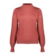 Geisha pullover basic turtle lurex 44567-14 495 rhubarb lurex