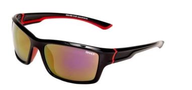 Sinner cayo black/red-pc smoke red mirror skizonnebril -