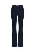 Studio Anneloes flair bonded trousers 94800 6900 dark blue