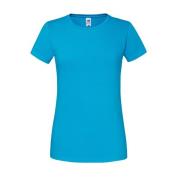 Fruit of the Loom Dames iconic 195 premium ringspun katoenen t-shirt