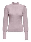 Only Onlkatia ls highneck pullover knt mauve