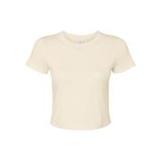 Bella + Canvas Dames micro-rib crop t-shirt