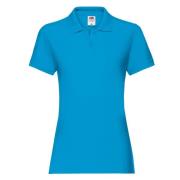 Fruit of the Loom Dames premium effen poloshirt