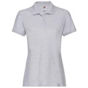 Fruit of the Loom Dames premium heather poloshirt