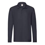 Fruit of the Loom Heren premium poloshirt met lange mouwen