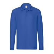 Fruit of the Loom Heren premium poloshirt met lange mouwen