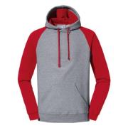 Jerzees Colours Heren colour block nublend raglan hoodie