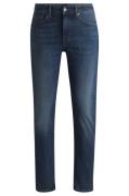 Hugo Boss 50532498 delaware slim-fit jeans in dark-blue stretch denim