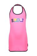 B.Nosy Girls dumbbell dress with dot aop and chest -